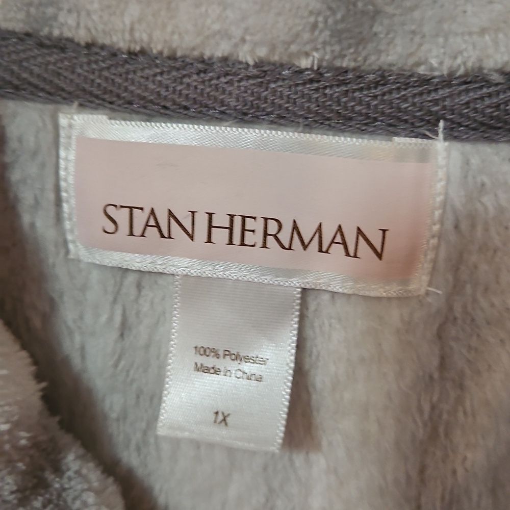Stan HERMAN Striped Zip-Up Jacket - Picture 2 of 6
